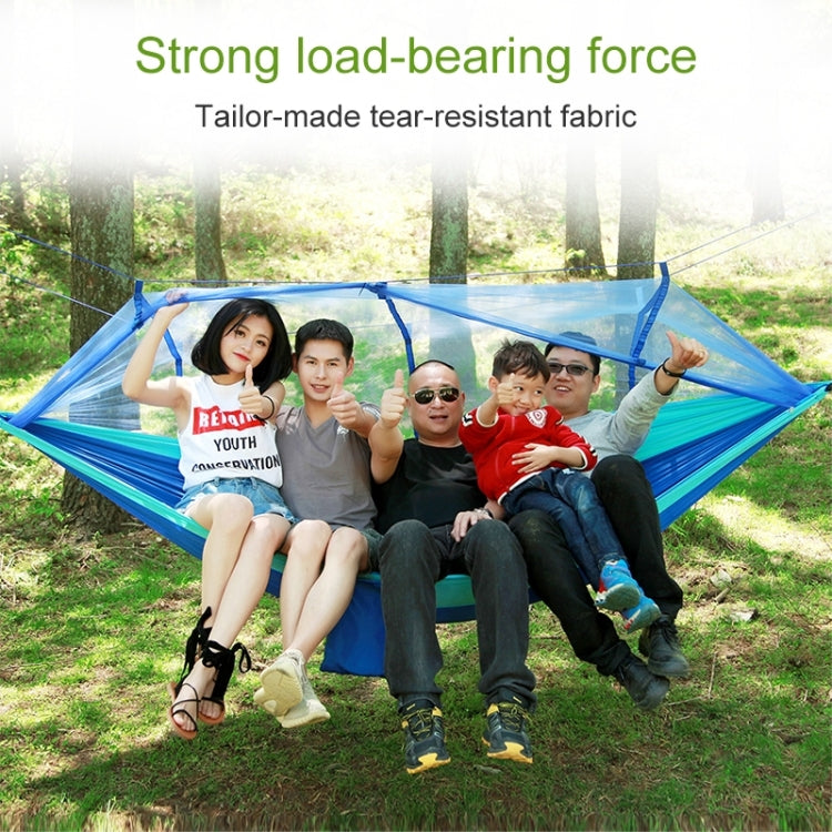 1-2 Person Outdoor Mosquito Net Parachute Hammock Camping Hanging Sleeping Bed Swing Portable  Double  Chair, 260 x 140cm