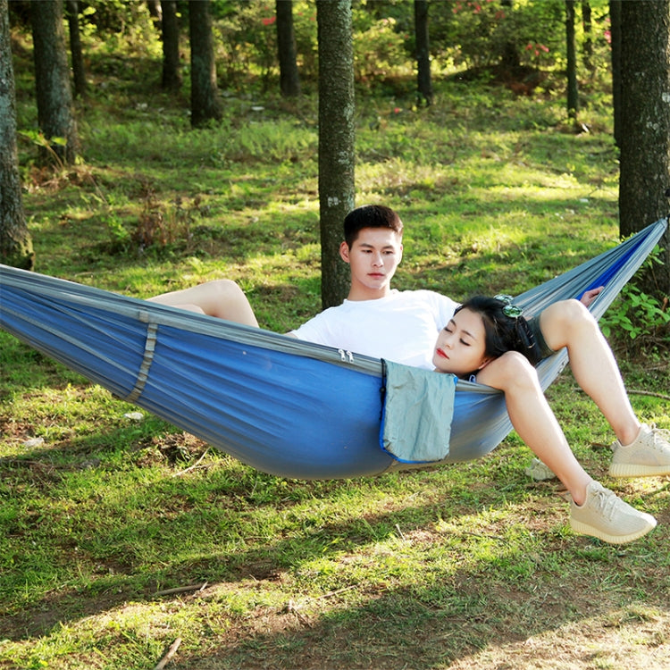 1-2 Person Outdoor Mosquito Net Parachute Hammock Camping Hanging Sleeping Bed Swing Portable  Double  Chair, 260 x 140cm