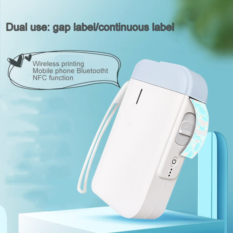 B100 Handheld Portable Bluetooth Mini Label Receipt Printer USB Charging Printer