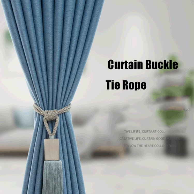 GQ016 Curtain Tassel Strapping Square Hanging Ear Curtain Buckle Tie Rope Hanging Ball My Store