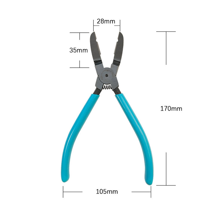 17.5cm Car Plier Auto Car Trim Clip Door Panel Diagonal Plier Rivets Fastener Trim Clip Cutter Remover Puller Tool