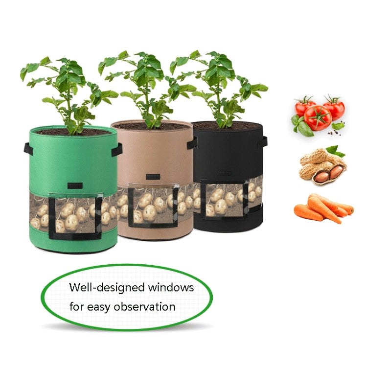 360 Degree Transparent Potato Bag In The Middle Covered Plant Growing Bag My Store