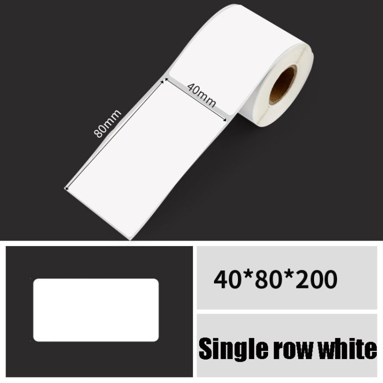 Printing Paper Dumb Silver Paper Plane Equipment Fixed Asset Label for NIIMBOT B50W Reluova