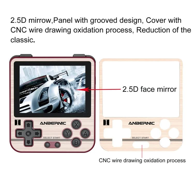 ANBERNIC RG280V 2.8 Inch Screen Open Source Handheld Game Console 4700 Dual Core CPU Reluova