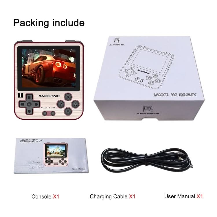 ANBERNIC RG280V 2.8 Inch Screen Open Source Handheld Game Console 4700 Dual Core CPU Reluova