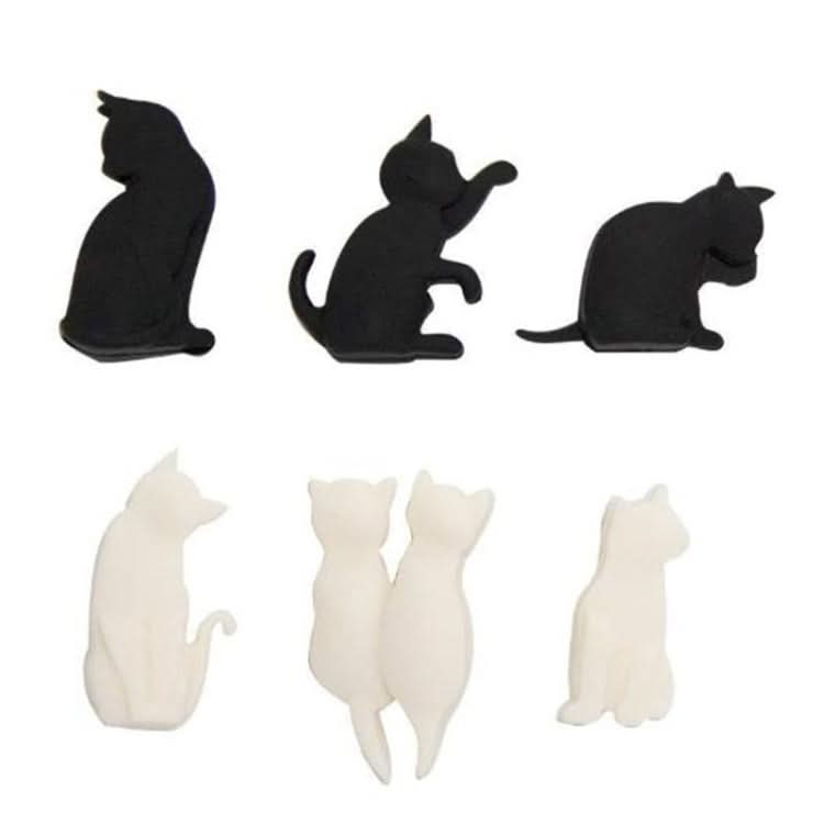 6pcs / Set Cat Drinks Wine Glass Marker Recognizer Tea Bag Hanging-Reluova