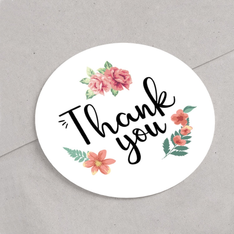 50 PCS THANK YOU Sealing Sticker 12 Thank You Round Sealing Sticker My Store