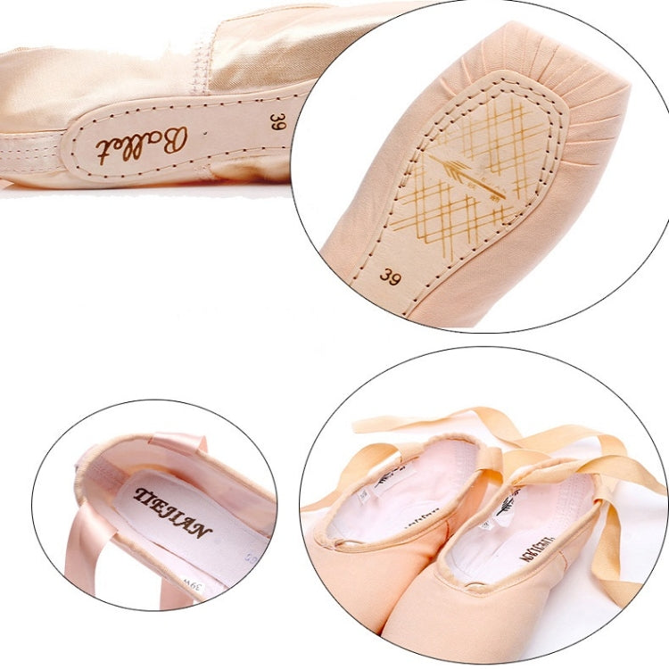 Ballet Lace Pointe Shoes Professional Flat Dance Shoes, Series 2 Reluova