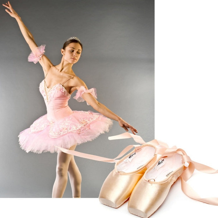 Ballet Lace Pointe Shoes Professional Flat Dance Shoes, Series 2 Reluova