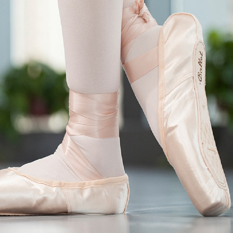 Ballet Lace Pointe Shoes Professional Flat Dance Shoes, Series 3 Reluova