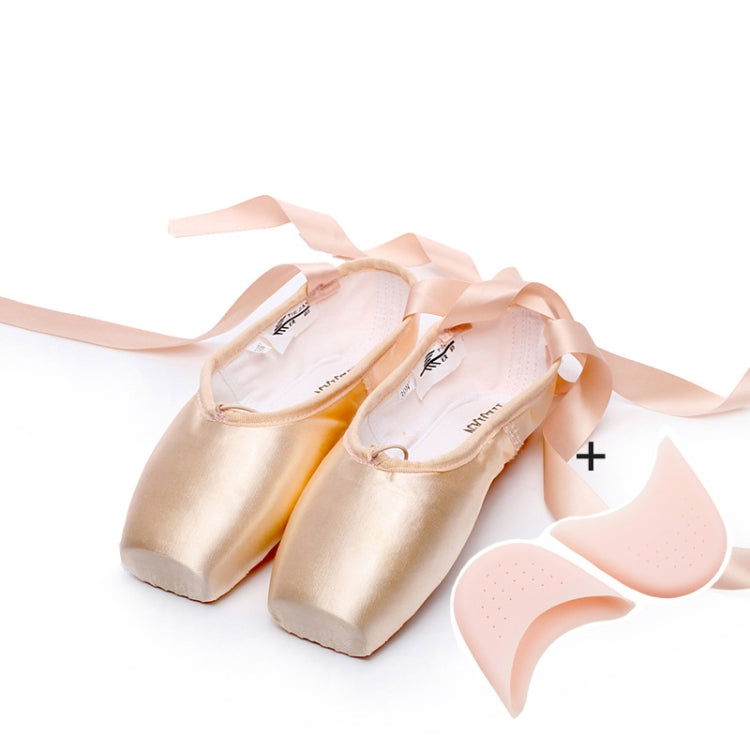 Ballet Lace Pointe Shoes Professional Flat Dance Shoes, Series 3 Reluova