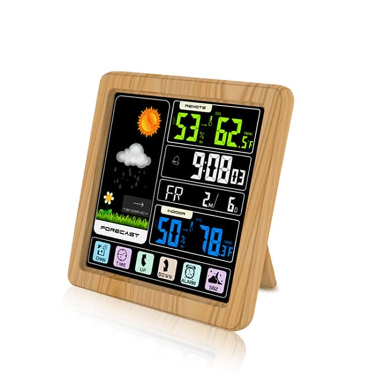 TS-3310 Wireless Weather Clock Multifunctional Color Screen Clock Creative Home Touch Screen Thermometer Reluova