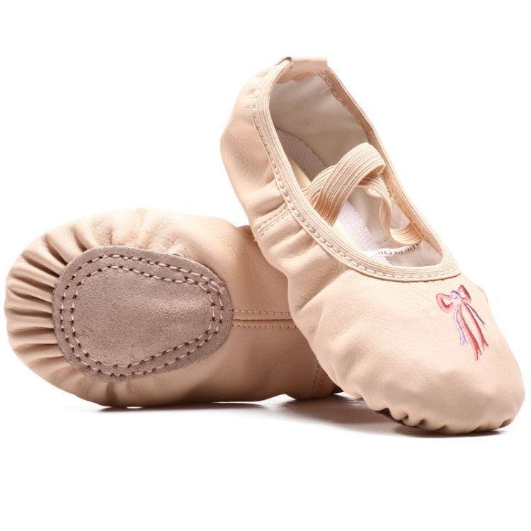 Crystal Satin Flower Decoration Dance Shoes Soft Sole Ballet Shoes Practice Dance Shoes For Children