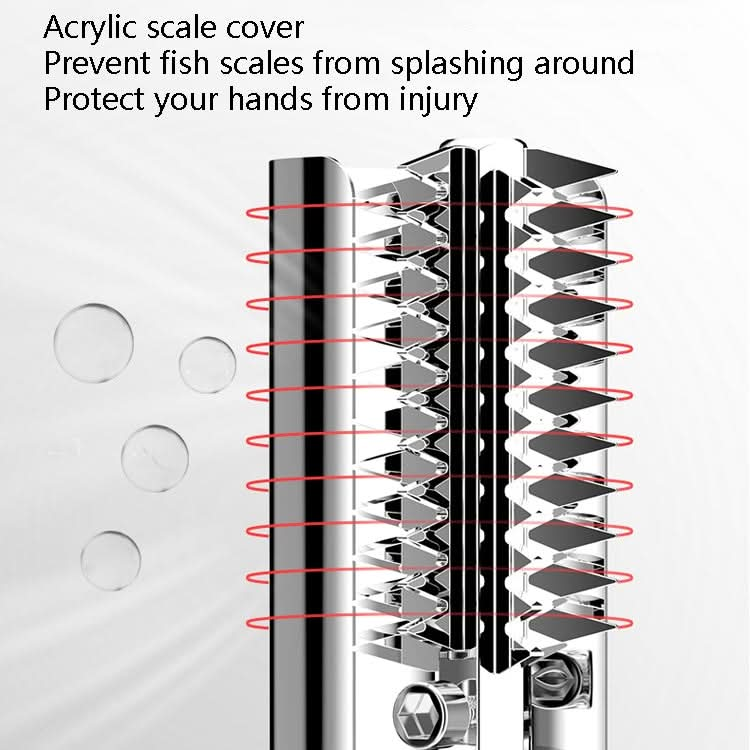 Electric Fish Scale Scraper Household Automatic Wireless Scraping Tool CN Plug - Reluova