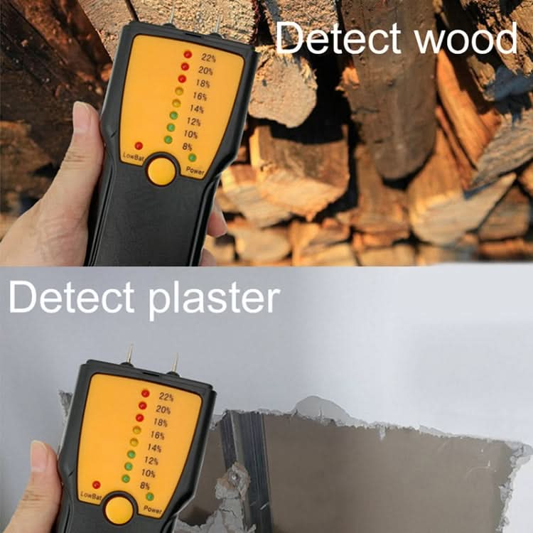 MT210 Wood Moisture Meter Wood Material Water Leak Detector Damp Tester Wood Test Tool My Store