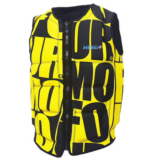 HiSEA L001 Letter Printing Super Elastic Buoyancy Surf Vest Professional Life Jacket Reluova