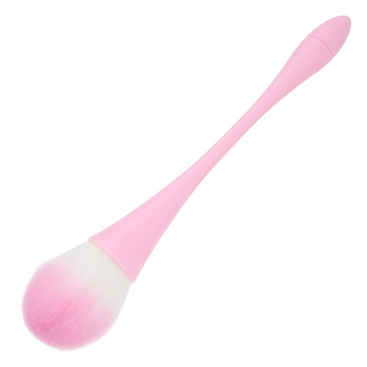 Single Small Waist Makeup Brush Nail Powder Dust Blush Loose Powder Brush, Specification: Pink Green Gradient Rod Reluova