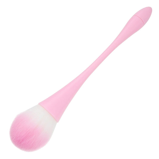 Single Small Waist Makeup Brush Nail Powder Dust Blush Loose Powder Brush, Specification: Pink Green Gradient Rod