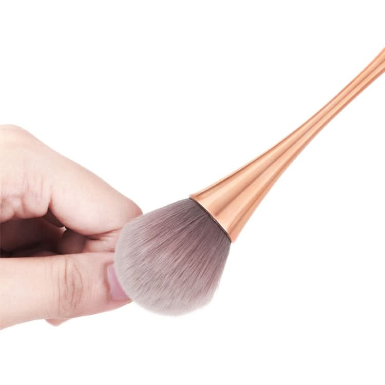 Single Small Waist Makeup Brush Nail Powder Dust Blush Loose Powder Brush, Specification: Pink Green Gradient Rod Reluova