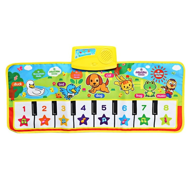 Piano Musical Touch Carpet Children Early Education Music Keyboard Playmat Reluova