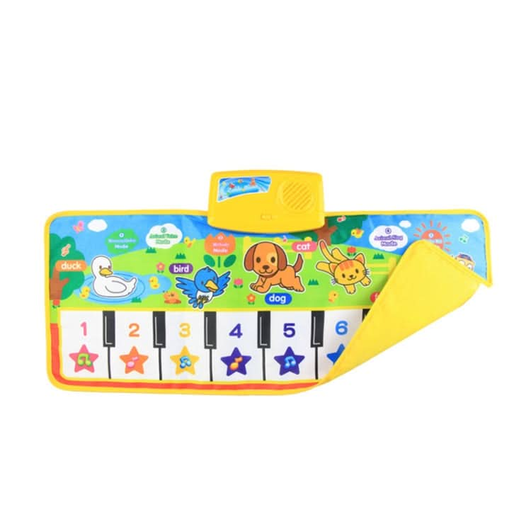 Piano Musical Touch Carpet Children Early Education Music Keyboard Playmat Reluova