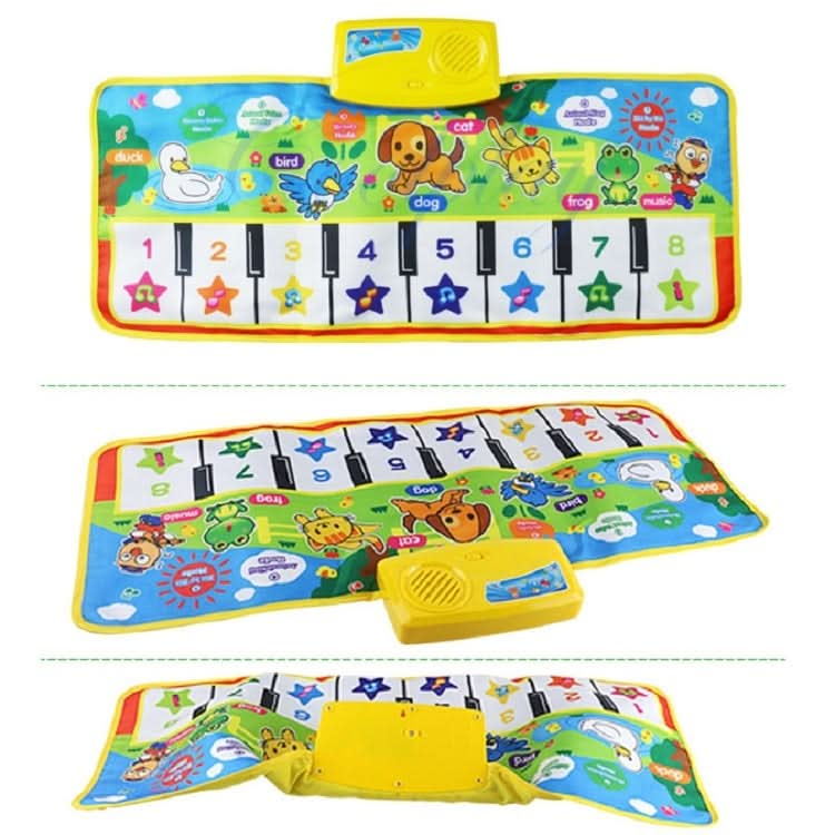 Piano Musical Touch Carpet Children Early Education Music Keyboard Playmat Reluova