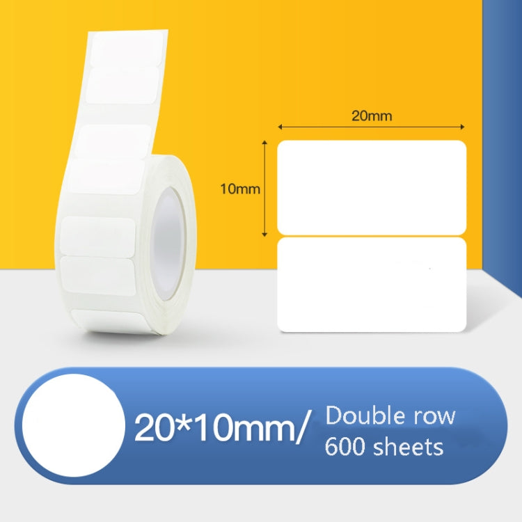 Thermal Label Paper Self-Adhesive Paper Fixed Asset Food Clothing Tag Price Tag for NIIMBOT B11 / B3S Reluova