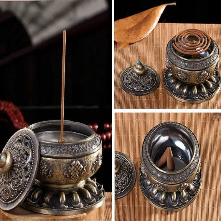 Eight Treasure Incense Burner Homeware Incense Burner Decoration My Store