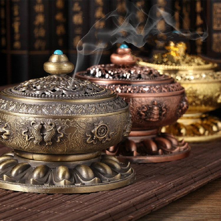 Eight Treasure Incense Burner Homeware Incense Burner Decoration My Store