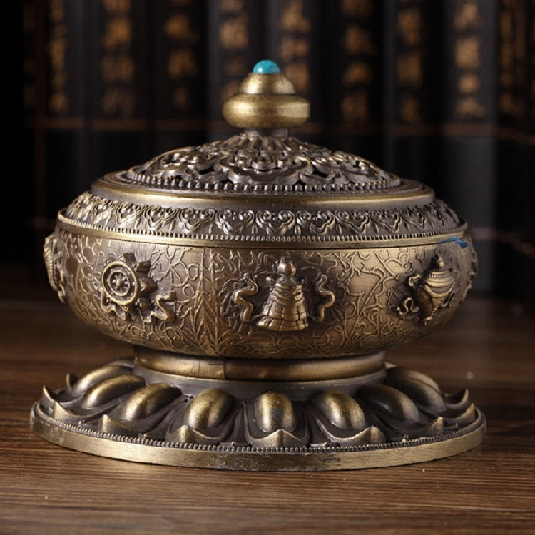 Eight Treasure Incense Burner Homeware Incense Burner Decoration My Store