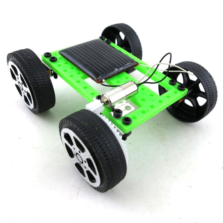 Creative Kids Early Education DIY Solar Energy Car Science Experiment Assembled Toy, Size:3.2x7.5x8cm My Store