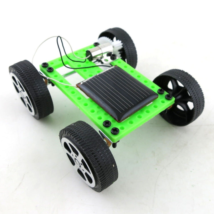 Creative Kids Early Education DIY Solar Energy Car Science Experiment Assembled Toy, Size:3.2x7.5x8cm My Store