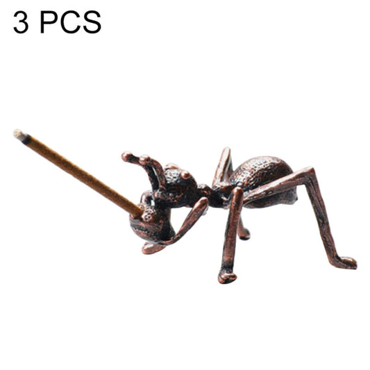 3 PCS Alloy Ant Incense Plug Mini Line Incense Plug Small Decoration Accessories Line Incense Small Incense Burner, Size: 2.2x5 cm My Store