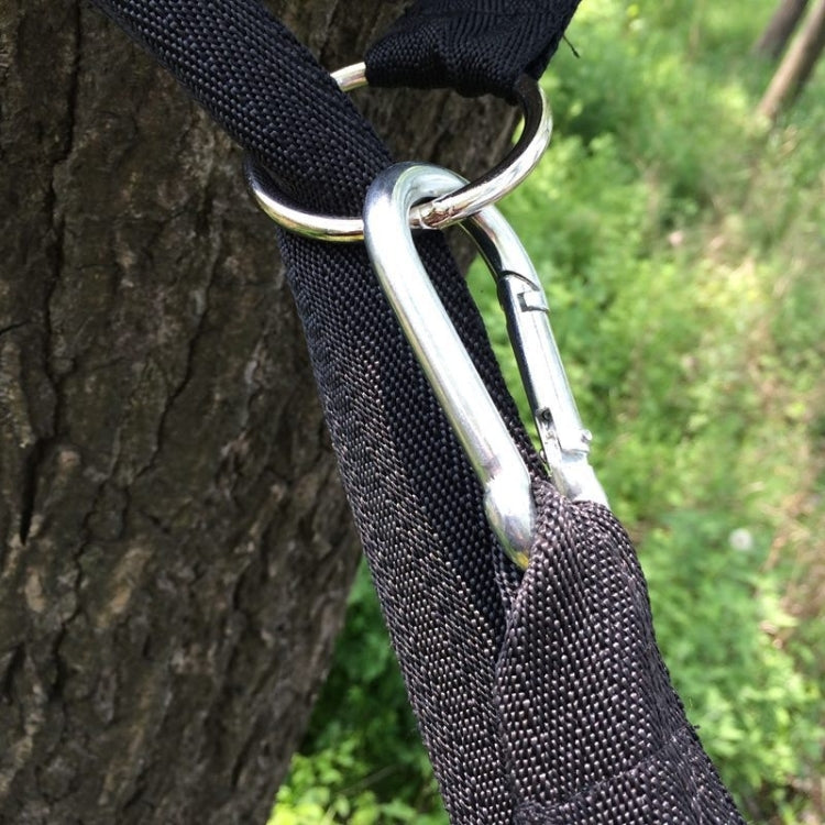 Outdoor Camping Hiking Must-Have Hammock Strap Rope Metal Buckle Load Tie Rope, Random Color Delivery Reluova