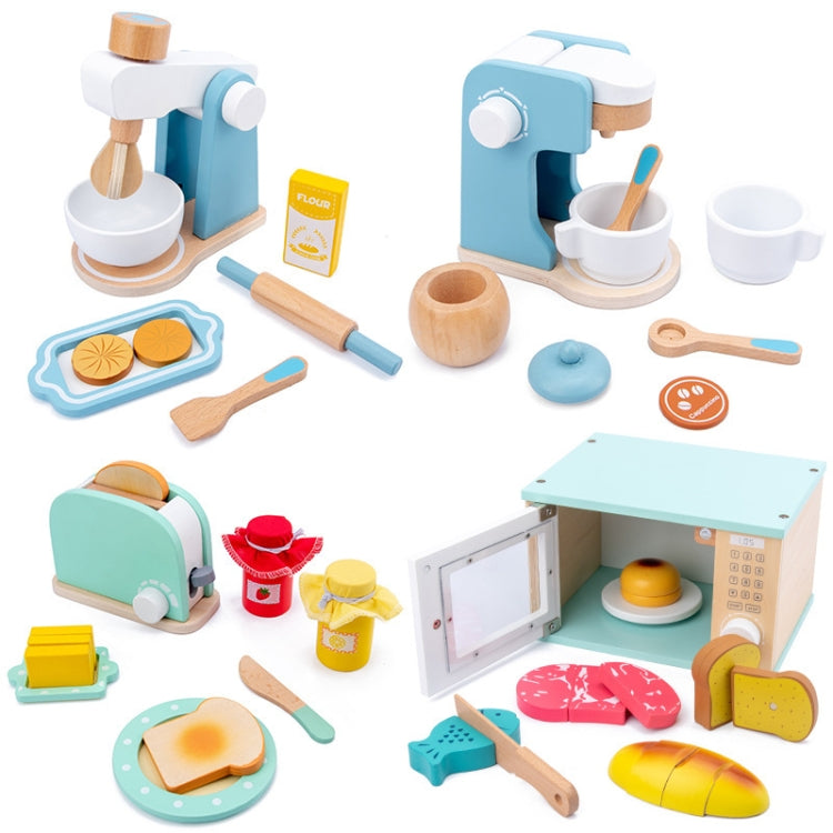 Children Simulation Kitchen Set Baby Wooden Food Cutting Pretend Play Toy