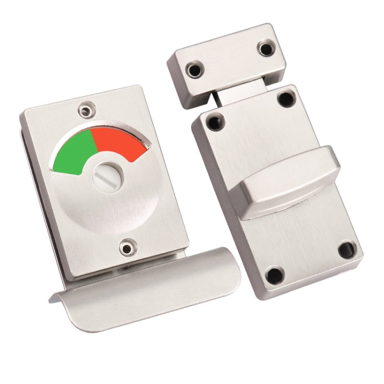 Toilet Red & Green Display Door Lock Public Toilet Stainless Steel Bolt Lock My Store