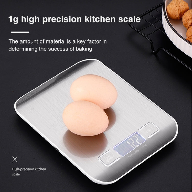 Stainless Steel Small Food Electronic Scale Kitchen Portable Baking Electronic Scale My Store