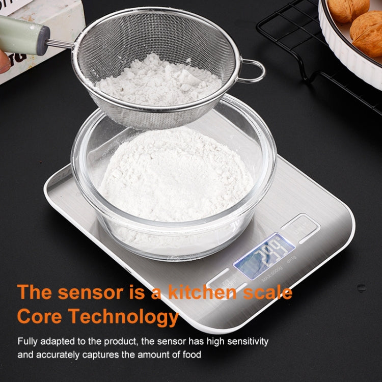 Stainless Steel Small Food Electronic Scale Kitchen Portable Baking Electronic Scale My Store