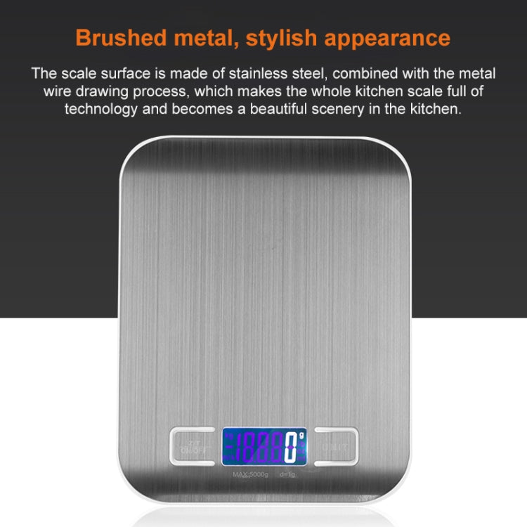 Stainless Steel Small Food Electronic Scale Kitchen Portable Baking Electronic Scale My Store