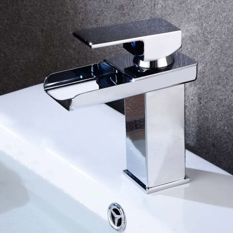 Bathroom Wide Mouth Faucet Square Sink Single Hole Basin Faucet - Reluova