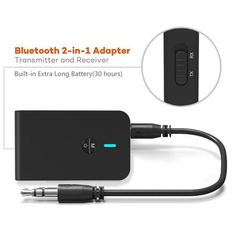 BT-6 2 In 1 Receiver & Transmitter Bluetooth 5.0 Audio Adapter