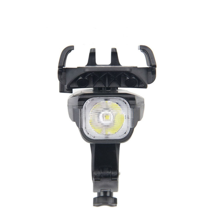 500LM Bicycle Light Mobile Phone Holder Multi-Function Riding Front Light With Horn-Reluova