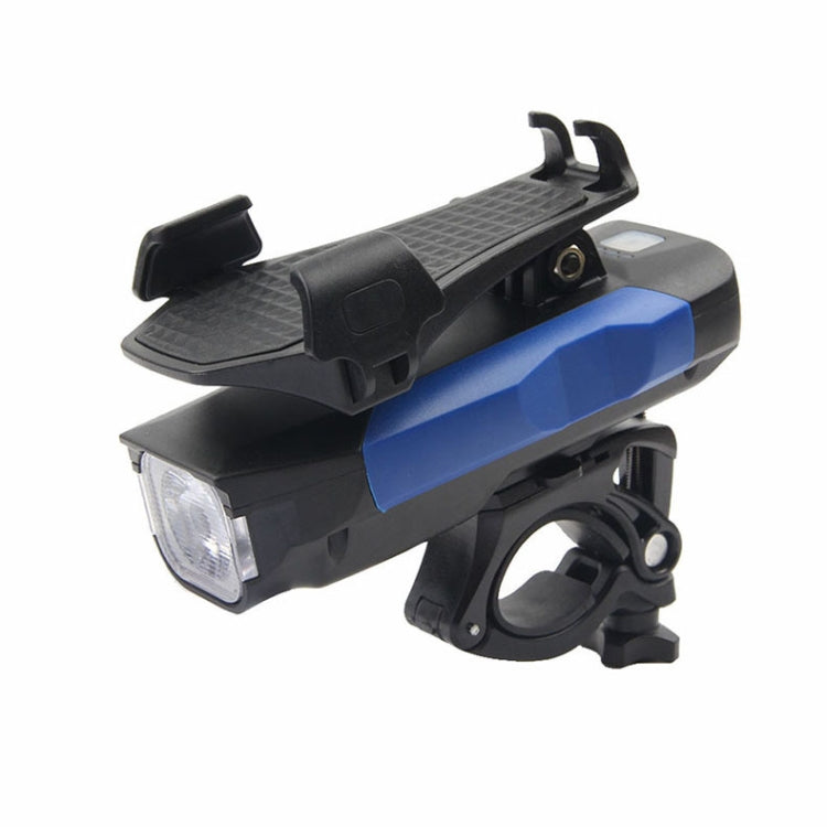 500LM Bicycle Light Mobile Phone Holder Multi-Function Riding Front Light With Horn-Reluova