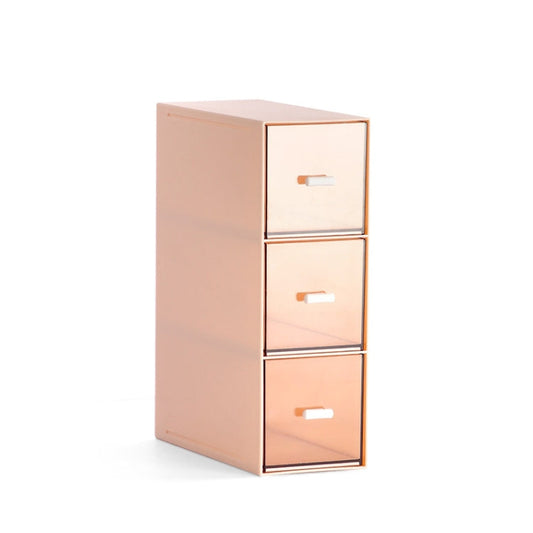 Desktop Drawer Storage Box Cosmetics Office Student Stationery Pen Dormitory Three Grid Desk Rack