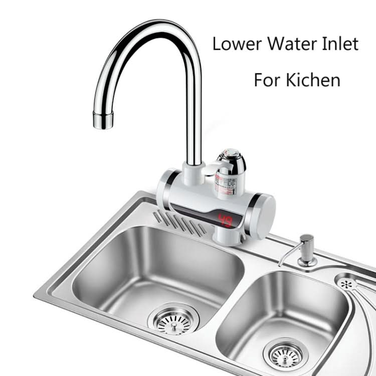 Kitchen Instant Electric Hot Water Faucet Hot & Cold Water Heater EU Plug - Reluova