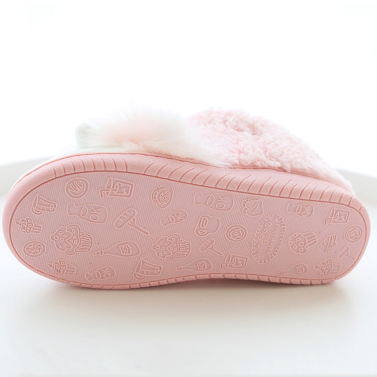 Winter Cotton Slippers Bag Heel Cotton Slippers Non-Slip Warm Home Cotton Slippers Reluova