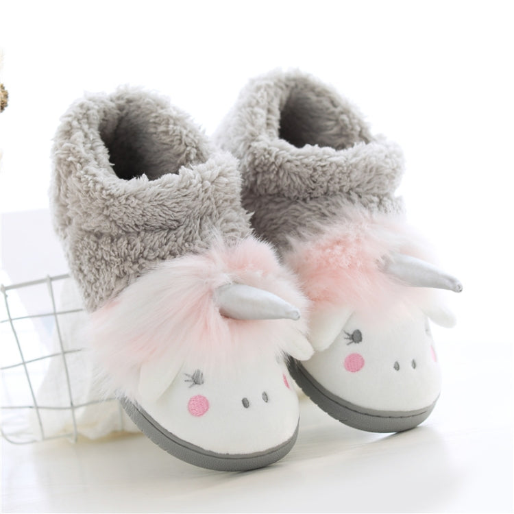 Winter Cotton Slippers Bag Heel Cotton Slippers Non-Slip Warm Home Cotton Slippers