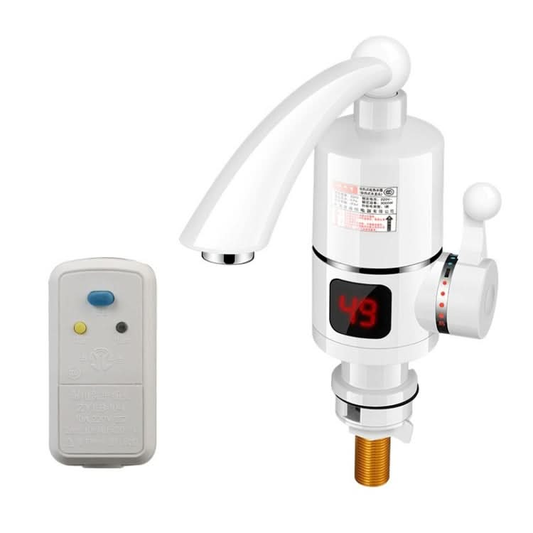 Digital Display Electric Heating Faucet Instant Hot Water Heater EU Plug - Reluova