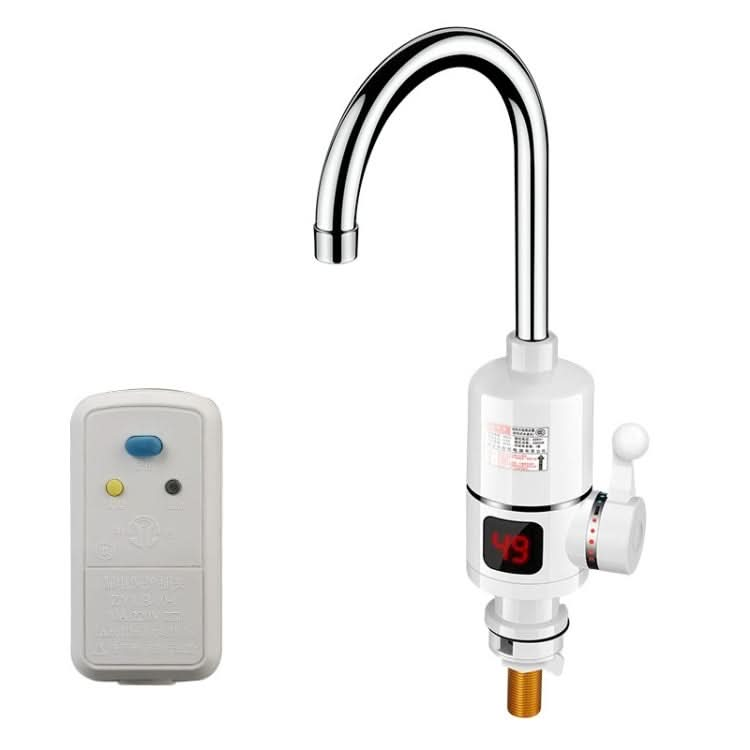 Digital Display Electric Heating Faucet Instant Hot Water Heater EU Plug - Reluova