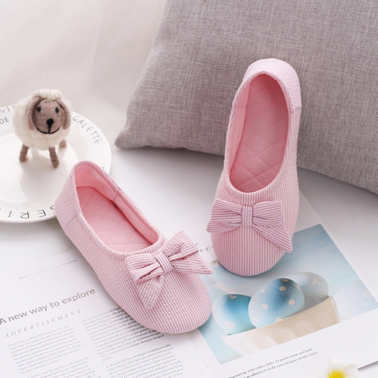 Bow Confinement Shoes Indoor Home Confinement Shoes Non-Slip Floor Bag Heel Slippers